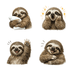 可愛！樹懶表情符號