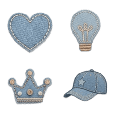 Denim Patches Emoji