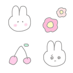 Cute, laid-back rabbit