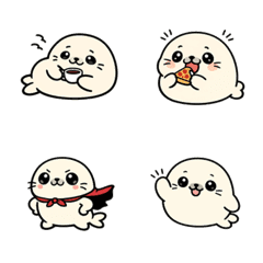 Round & Fluffy Seal: Daily Emoji