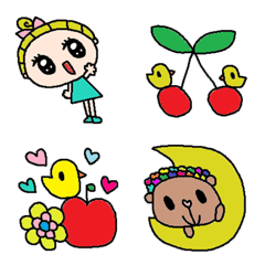 nenerin色んな絵文字セット可愛い578