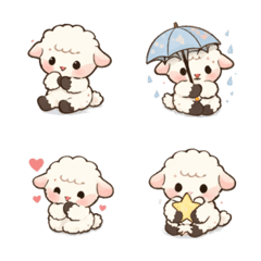 小羊表情貼