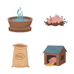 Rustic Pigpen Symbols