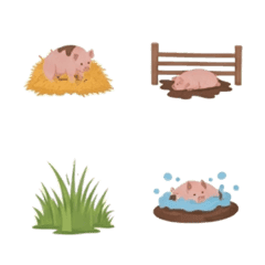 Piggy Farmstead Icons