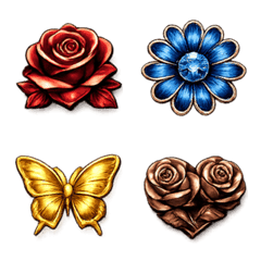 【花朵♡奢華】表情符號♪