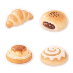 ゆるかわパンのマットシール風