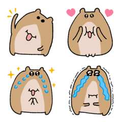 Cute Hamster Mocchu Emoji Kawaii Animal