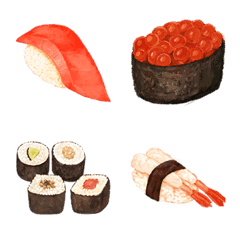 Emoji for people who want to eat sushi