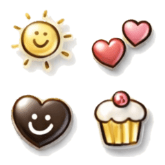 Cute  emoji at the end of a sentence