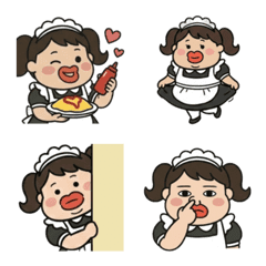 ใช้ได้ทุกวัน! เมดสาวตัวกลม รีแอคชัน