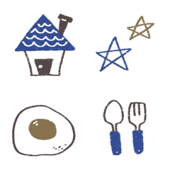 +大人ニュアンス+くすみブラウン×ブルー