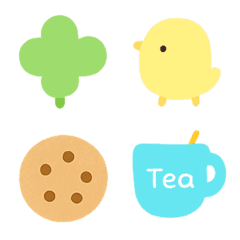 Light color simple emoji