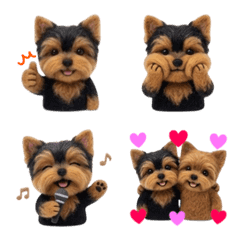 Felt Fluffy Daily Yorkshire Terrier
