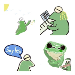 Frog is ready to go