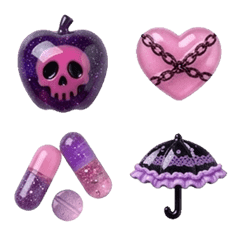 More! Glossy Jirai Emojis