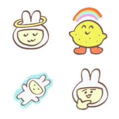 rabbit girl emojidayo