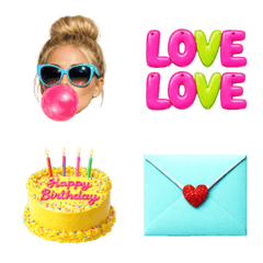 Retro American Pop Emoji