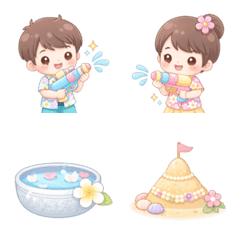 Songkran Festival So much fun So cute