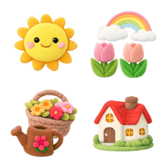 Gardening season Fresh greenery, flower