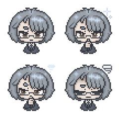 Stern chara pixel art Emoji