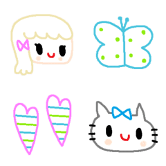 nenerin色んな絵文字セット可愛い586