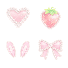 Sparkly Pearl Dreamy Emojis