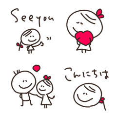 everyday greeting cute  emoji