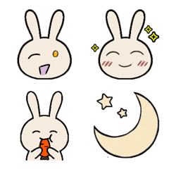 Fluffy & Expressive Bunny Emojis