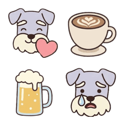 粉彩雪納瑞貼圖