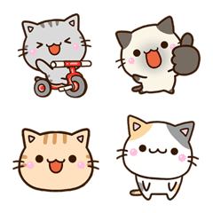Five Chibi neko