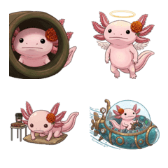 a humanic axolotl Emoji