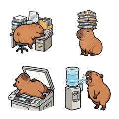 Capybara Work Struggles(40 sets)