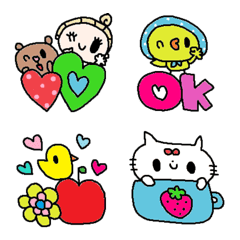 nenerin色んな絵文字セット可愛い578修正