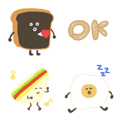 會動的麵包表情貼（台灣用語）