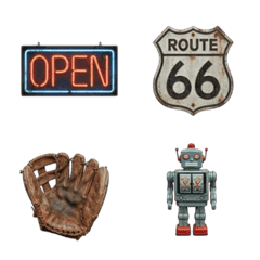 美國復古物品表情符號1