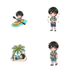 Aloha Boy Emoji 2