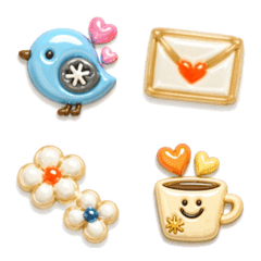 おしゃれ　シンプル　絵文字♪
