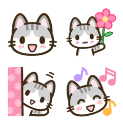 Every day NECOLE - Emoji 6 SabaShiro cat