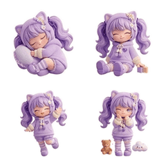 Squishy 3D Girl Emojis vol.03