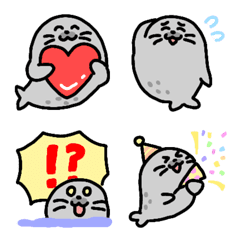Cheerful Seal Emoji 02