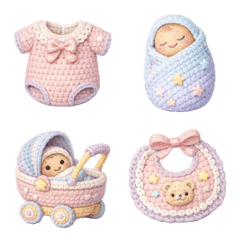 Cozy Baby Care Crochet Emoji