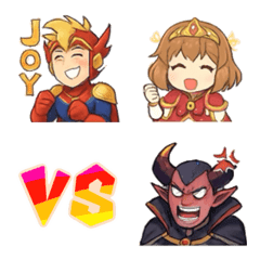 Love, Hero & Villain Emoji