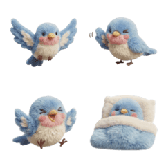 ふわふわツバメ（パステル）