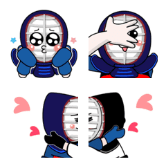 YOSSAN's moving "KENDO" Emoji Vol.2