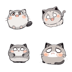 圓滾貓表情貼 2