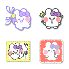 Ushagi!!sticker5 purple