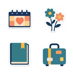 Simple Modern Nordic Emojis