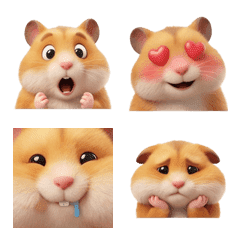 Hamster's facial expression