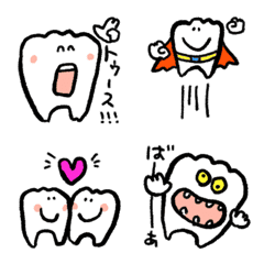 牙齒表情符號 by nejiaka