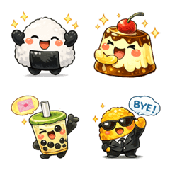 美食小夥伴萬用表情包